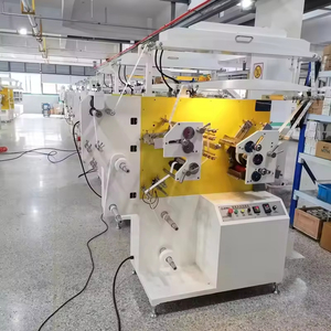 Máquina de impresión flexográfica de etiquetas de cuidado de prendas de 6 colores para cinta de satén de poliéster, cinta de tafetán - Product Image 3