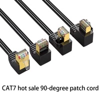 Cable de Conexión Ethernet SSTP Cat7 de Alta Velocidad, Negro, 1-100m, 15m, Cable de Conexión de 28 AWG, Marca Neutral, 8 Conductores