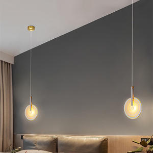 Подвесные светильники в стиле постмодерн для помещений, люстры и лампы, энергосберегающее стекло с современным дизайном для офисного использования - Product Image 4