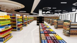 Service de conception de magasin supermarché sur mesure rendu 3D conception de magasin réfrigérateur et étagère conception d'agencement d'hypermarché - Product Image 5