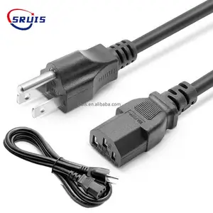 Power Y Cable Splitter 4 Ways C13 To Nema 515p 3 Pin Plug Us Power Cord Extension Reels