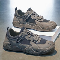 Chaussures de sécurité pour hommes, respirantes en maille, antidérapantes, résistantes à l'usure, à lacets, semelle extérieure en caoutchouc, pour les chantiers de construction et les sports