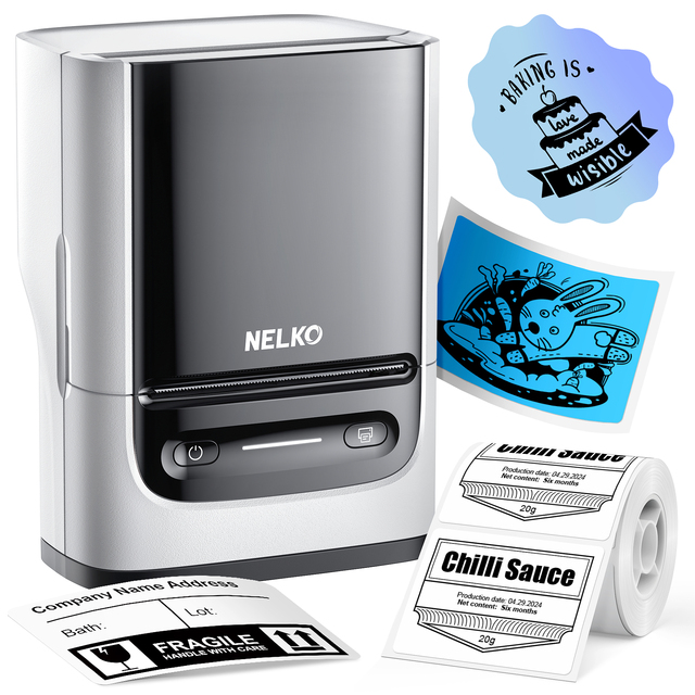 High Quality Portable Mini Thermal Receipt Printer Wireless BT Low Energy Pocket Label Printer