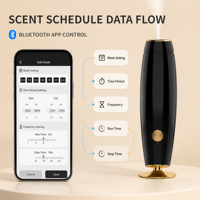 Diffuseur d'arômes sans eau, diffuseur de parfum, capacité de 50 ml, pour appartement, chambre à coucher