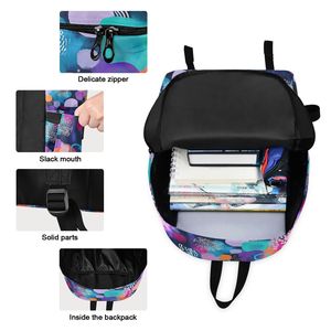 Bohemian Dot Pattern Nylon 2 in 1 Student Backpack Insulated <b>Lunch</b> Tote Custom Logo School Bag <b>Set</b> with <b>Lunch</b> Bag for Girls - Product Image 2