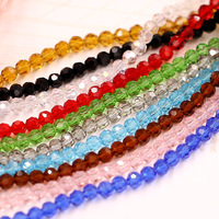 Perles de verre cristal 2/3/4/6/8/10/12mm, vente en gros prix d'usine, perles de verre en forme de globe à 32 facettes, accessoires de bijoux