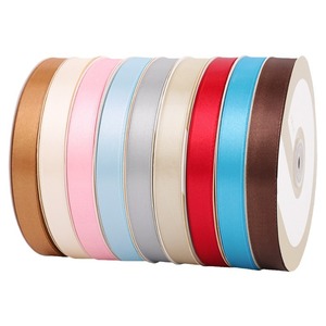 Nine-Colored Ribbon Satin Ribbon 1.5Cm Wide Solid Color Woven Polyester Gift Decorative Ribbon For Cake Flower Baking - Product Image 4