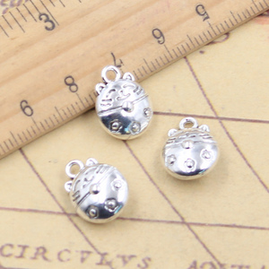 <strong>Chinese</strong> <strong>Lucky</strong> Cat <strong>Charms</strong> Antique Silver Color Pendants for Jewelry Making Necklace Accessories Craft Handmade 15x11MM
