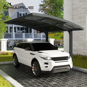 Hiện Đại Rõ Ràng Rắn <span class=keywords><strong>Polycarbonate</strong></span> Tấm Mái Tán Mái Hiên Trang Trí Cửa Mái Hiên Cho Ngoài Trời Xe Nhà Để Xe Khung Nhôm - Product Image 3