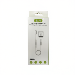S&N Audio <b>Aux</b> <b>Cable</b> 8 Pin To 3.5mm With Control For iPhone - Product Image 2