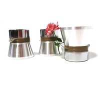 Transduser Piezo Ultrasonik Berbagai Daya 60w 100w 25khz Sensor untuk Mesin Pembersih