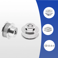 Pulley Aluminium Custom dengan Lubang Persegi, Lubang Heksagonal, Lubang D, Lubang Keyway, HTD 3M 5M 8M GT2 MXL XL T5 T10 AT5 S2M S5M Timing Pulley