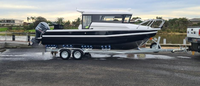 Kapal Pesiar Mewah Aluminium Gospel Offshore Easy Craft, Kapal Pancing Sport, Lambung V-Deep Bersertifikasi CE, Konstruksi Dilas, Motor Tempel