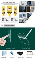 شاشة Polcd مقاس 3.5 بوصة بواجهة MCU SPI من نوع ILI9488 مع لوحة لمس مقاومة بدقة 320*480، شاشة LCD IPS مقاس 3.5 بوصة.