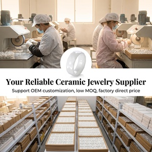 Componente de Montaje para Joyería Inteligente: Carcasa de Anillo de Cerámica Cóncava Luminosa de 8mm para Incrustaciones que Brillan en la Oscuridad, Venta al por Mayor - Product Image 3