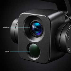 <b>Mini</b> Dual-Sensor Gimbal Pod 8MP Ultra-Wide 135.6° FOV 384x288 Thermal 7mm ≤150g Ultralight Low-Power UAV <b>Camera</b> - Product Image 4