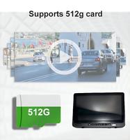Système tout-en-un de caméra embarquée 4G AI Skywonder ADAS+DSM+BSD 360 °   Système de gestion de flotte avec vue panoramique, DVR pour véhicule, écran tactile 10,1 pouces