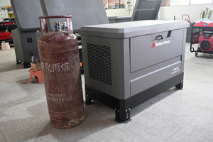 เครื่องกำเนิดไฟฟ้า 30KVA 4 สูบ ใช้ได้สองระบบ (น้ำมันเบนซิน/ก๊าซธรรมชาติ) แบบเก็บเสียง โครงเหล็กแข็งแรงทนทาน ขายส่ง - Product Image 3