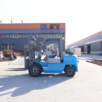Chariot élévateur à essence d'exportation directe d'usine, 3-5 tonnes, hauteur de levage 3m-7m, moteur japonais, certifié CE ISO