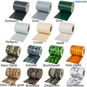 Duurzaam Tuin Privacy Pvc Gestreepte Dekzeil Pvc Screen Strip Hek Voor Dubbele Gaashekwerk Opaque - Product Image 3