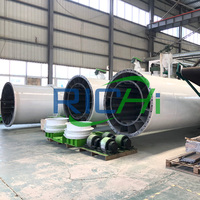 RICHI Personalizado 1-2t/h biomasa hierba paja aserrín Máquina secadora de madera