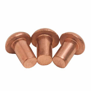 Rivets solides à tête demi-ronde en cuivre avec <span class=keywords><strong>rivet</strong></span> en laiton semi-rond <span class=keywords><strong>DIN</strong></span> <span class=keywords><strong>660</strong></span> - Product Image 6