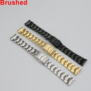 Nouveau style <span class=keywords><strong>Bracelet</strong></span> de montre à trois maillons en acier inoxydable massif 316L HT-009 010 Catégorie de produit - Product Image 6