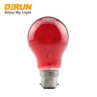 Ampoules à filament double A19/A60 127V/220V/240V B22/E26/E27 - Colorées pour les fêtes, INC-COLOR