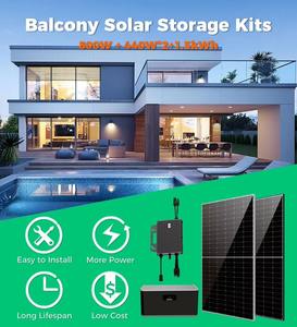 แผงโมโนคริสตัลไลน์ประสิทธิภาพสูง800W ระบบพลังงานแสงอาทิตย์ TSUN800W ใช้ในที่พักอาศัย - Product Image 4