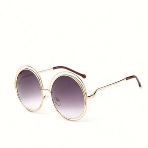 Gafas de Sol Redondas de Gran Tamaño para Mujer, Estilo Vintage de Lujo, Protección UV400, Lentes de Espejo, Gran Venta 2020 - Product Image 6