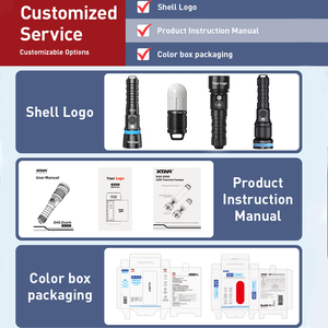 Lampe de plongée XTAR D26 1600S avec interrupteur magnétique, 1600 lumens, rechargeable, IPX8, étanche, lampe de plongée sous-marine - Product Image 5