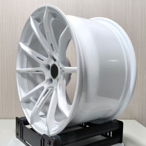 Jantes de voiture forgées blanches personnalisées 18 19 20 21 22 pouces, jantes forgées à rayons creux 5x120, jantes en alliage forgé vierges pour voitures BMW Porsche - Product Image 2
