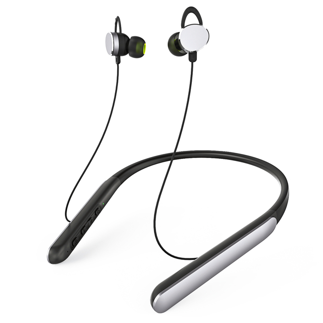 Eson Senior Neckband Bone Conduction Earphones with LED Battery Indicator and JL Chipset