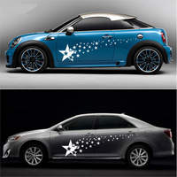 Autocollant de voiture imperméable en vinyle brillant, décalcomanies de carrosserie, anti-rayures, protection UV, décoration adaptée pour BMW Toyota Honda