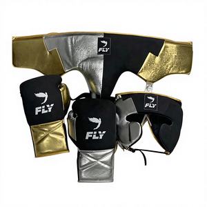 Nuevo Diseño de Última Generación, Guantes de Boxeo Personalizados con Cordones de Doble Color, Empuñaduras de Cuero Genuino, Juego de Guantes de Sparring, Protector de Cabeza para Entrenamiento - Product Image 1