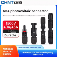 Connecteur photovoltaïque Chint, contact en cuivre, prise mâle-femelle, étanche, pour module solaire, panneau photovoltaïque, borne de connexion