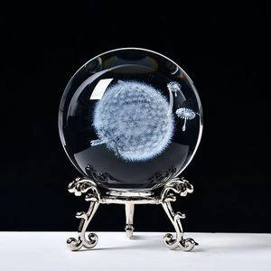 Esfera de bola de dragón de bola de cristal láser con soporte de <span class=keywords><strong>metal</strong></span> - Product Image 2