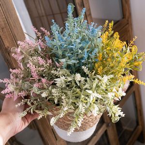 ช่อดอกไม้ประดิษฐ์ CallaFloral สีขาว ชมพู เหลือง น้ำเงิน สำหรับตกแต่งภายในบ้าน งานฝีมือพลาสติก จัดดอกไม้สำหรับงานแต่งงาน - Product Image 1