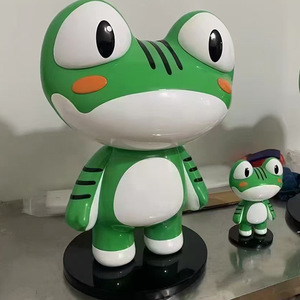 Figura de Rana Colorida Impresa en 3D de 500 mm de Altura, Coleccionable Derivado de Animación Personalizada - Product Image 1