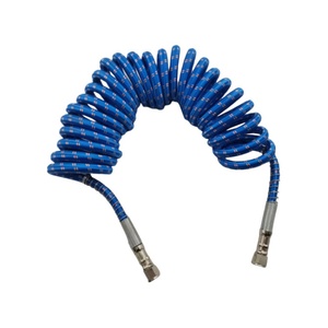Pièces de système de freinage de camion de haute qualité, tuyau de frein en PU tressé rouge et bleu pour semi-remorque - Product Image 4