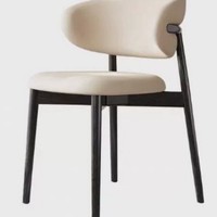 Chaise de salle à manger empilable multicolore en cuir PU avec cadre en bois, dossier scandinave, mobilier de maison moderne et durable
