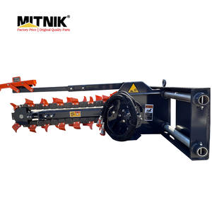 Serie 207, herramientas hidráulicas para zanjar zanjas, accesorio para cargador de dirección deslizante, máquina zanjadora de cadena para accesorio <span class=keywords><strong>Bobcat</strong></span> - Product Image 3