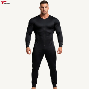 Sous-vêtements thermiques une pièce TIMETEX pour homme, séchage rapide, couche <span class=keywords><strong>de</strong></span> base sportive, caleçon thermique long - Product Image 3