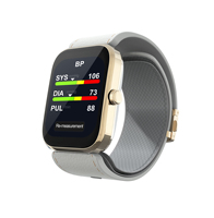 Reloj Monitor de Presión Arterial con Monitor de Frecuencia Cardíaca y Seguimiento del Sueño para la Salud, Reloj con Monitor de Presión de Bolsa de Aire
