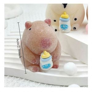 High Quality OEM Capybara <b>Squishy</b> Mellow Set Picture Shown Colors Eco-friendly TPR Stress Relief Promotional Toy Squeeze Toys - Product Image 5