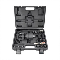 Raygen 21-teiliges Pneumatisches Injektor-Abzieher-Set Adapter aus Kohlenstoffstahl 5-8 Bar Luftvibrations-Dieselkraftstoff-Entfernungswerkzeug-Kit Auto-Werkzeuge