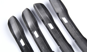 มือจับประตูคาร์บอนไฟเบอร์แบบแห้ง สำหรับ AUDI Audi Carbon A4/4L A5 Q5L SQ5 B9 รุ่น AUDCF003 - Product Image 4