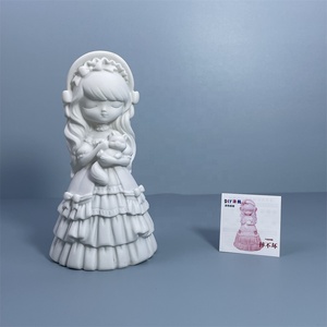 Fabricants en vrac vente en gros poupées de <span class=keywords><strong>peinture</strong></span> en vinyle princesse dessin animé PVC avec tirelire boîte d'économie d'argent - Product Image 1