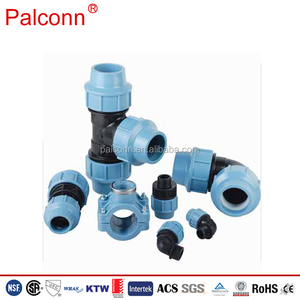 อุปกรณ์เชื่อมต่อแบบบีบอัดทำจาก HDPE PP ผ่านการรับรอง CE - Product Image 2