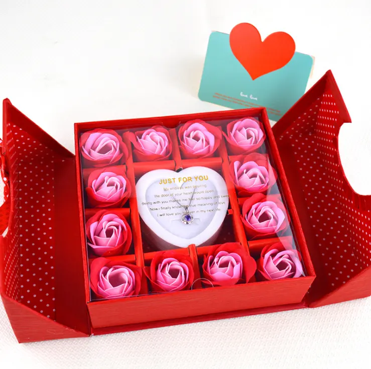 Großhandel Ewige Rosen Herz-förmigen geschenk bewahren rose besten Valentinstag geburtstag geschenk für freundin